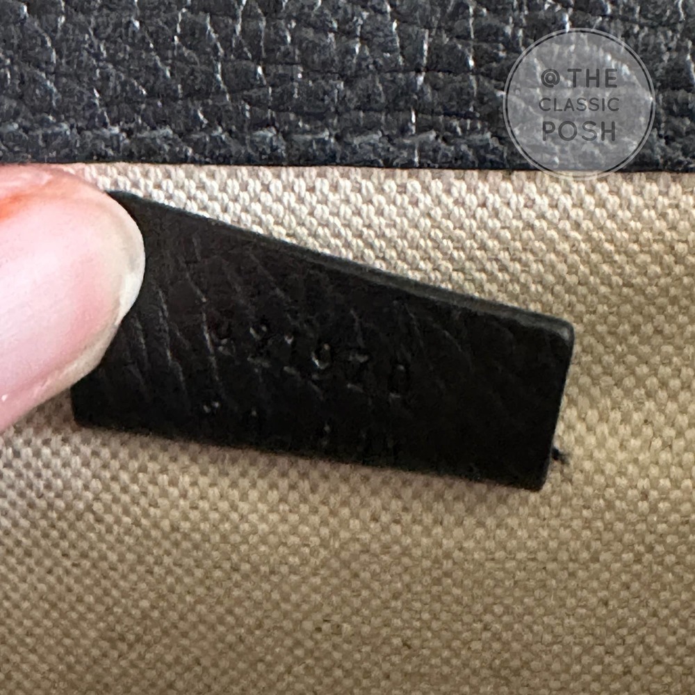 EUC GUCCI Dionysus Mini Black Crossbody Bag Silver Leather - Picture 11 of 12